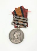 A Queen's South Africa Medal named to 1881 Pte.