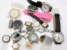 A group of atomic and radio controlled wristwatches,