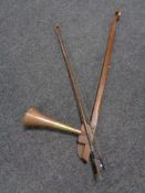 A late 19th century Multiphone instrument with bow,