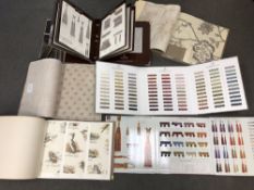 A collection of thirty two interior designer's fabric and wallpaper sample books : Andrew Martin