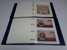 Two folders of Coronation Collection first day covers and mint stamps relating to The Royal Family