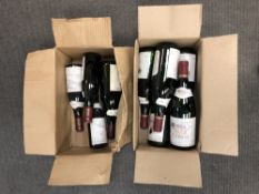 Five bottles of 1989 Chateau De La Bonneliere Chinon red wine,