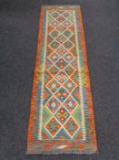 A Choli Kilim runner,