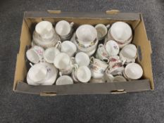 A box of assorted English tea china - Paragon Majestic,