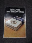 A continental tin cigarette advertisement