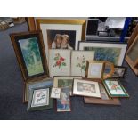 A large quantity of 20th century miscellaneous prints to include flowers, landscapes,