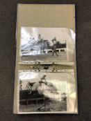 A large and interest quantity of original horse racing photographs going back to the 1940's (one