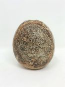 Alan Wallwork (1931-2019) Studio pottery pebble vase, incised AW to base, height 11cm.