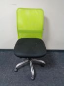 A Nice Day mesh fabric two tone swivel typist's chair