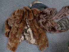 A box of mink fur coat,