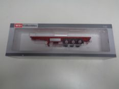 A WSI Collectables 1:50 scale Premium Line Classic Vlakke Oplegger, boxed.