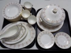 Forty-two pieces of Wedgwood Mdina tea and dinner china