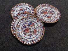 Six 19th century John Mortlock of London floral plates