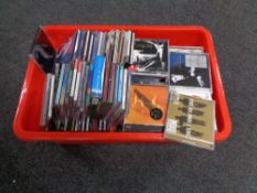 A crate of CD's including classical, Elton John, Led Zeppelin,