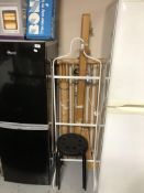 An Ikea pine clothes airer,