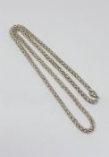 A silver fancy link necklace, length 54cm CONDITION REPORT: 24.