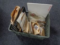 A basket of 20th century stamps of the world