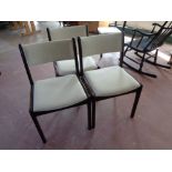 A set of six Danish Hoffer dining chairs