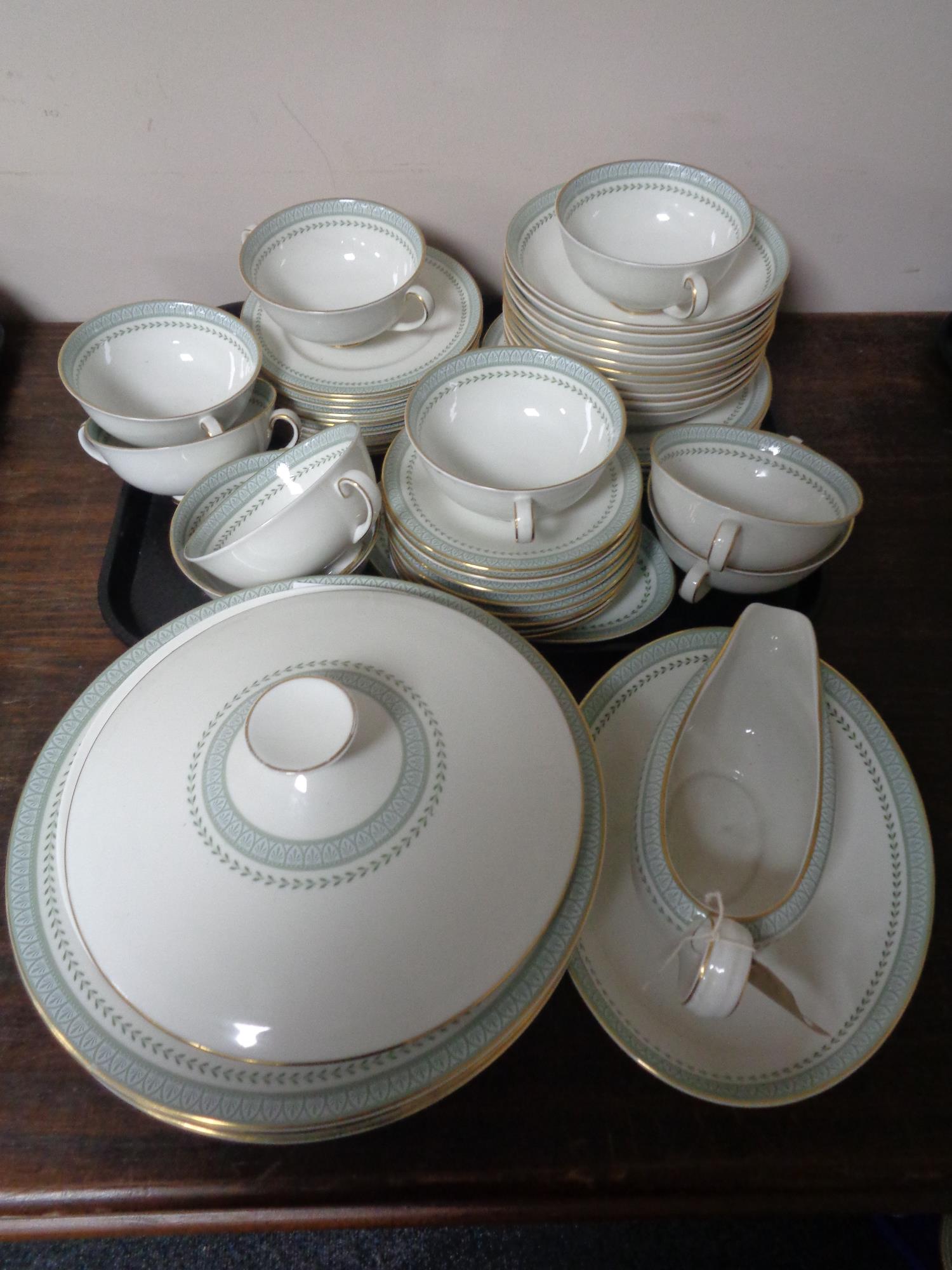 Approximately 48 pieces of Royal Doulton Berkshire tea and dinner china