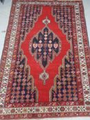 A Mazlaghan rug, West Iran,