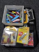 A box of a quantity of pen knives,