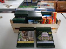 A box of assorted jigsaws including nine Wentworth,