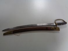 A Victorian Northumberland County Constabulary sword in sheath, length 75 cm.