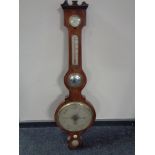 A 19th century banjo barometer by J Rossi of Shrewsbury