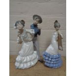 Two Nao figures of Spanish dancers