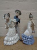 Two Nao figures of Spanish dancers