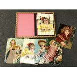 A Late 19'th Century "Six-in-One" cube jigsaw puzzle,