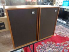 A pair of Wharfedale Denton 2 XP speakers
