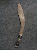 A vintage kukri knife