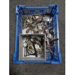 A box of assorted lady's & gent's watches - Accurist etc