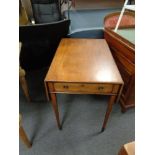 A 19th century mahogany Sutherland table fitted a drawer