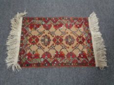 An eastern rug,