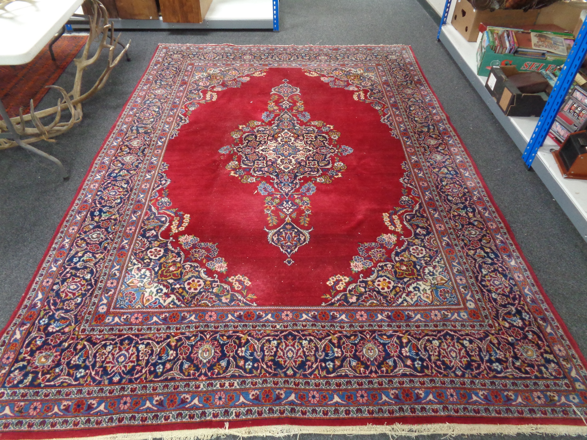 A Persian design carpet,