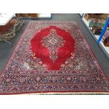 A Persian design carpet,