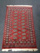 A Afghan Bokhara rug,