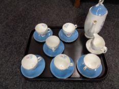 A tray of fifteen piece Royal Albert Sorento tea service