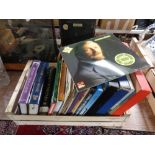 A crate of LP records and box sets - James Last,