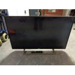 A Sony Bravia model KD-43XE8005 LCD TV (with remote,