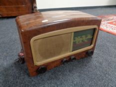 A Bakelite cased Cossor radio