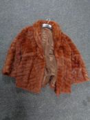 A lady's mink fur jacket