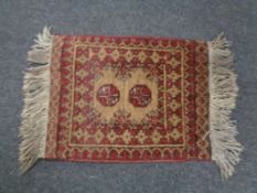 An eastern rug,