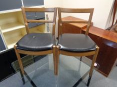 A pair of Ikea mid 20th century style dining chairs