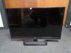 An LG 37 inch LCD TV with remote