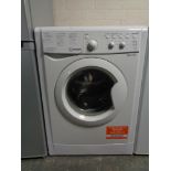 An Indesit washing machine