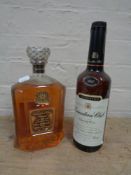 A bottle of Canadian Club Classic 12 year blended whisky,