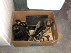 A box of cast iron drain hopper,